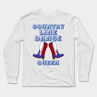 COUNTRY Line Dancer Long Sleeve T-Shirt